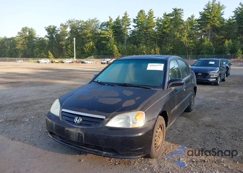 2001 Honda Civic Lx z USA, uszkodzony, nr VIN 2HGES15541H618334